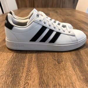 adidas White and Black Athletic Shoes